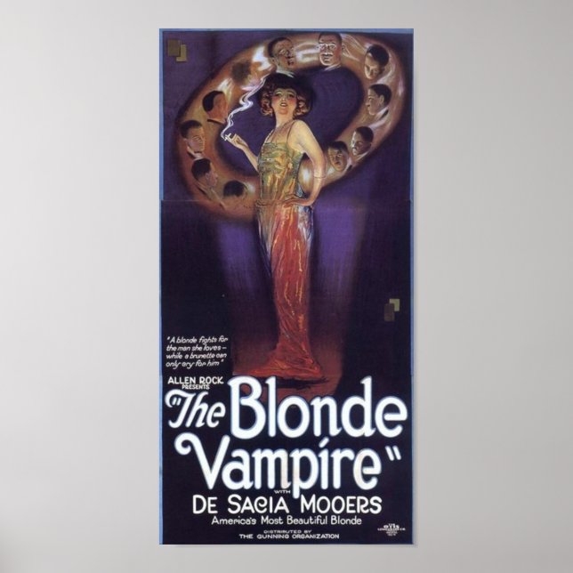 Blonde Vampire Poster (Framsidan)