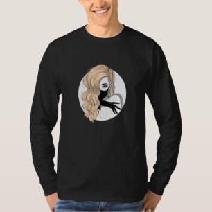 Blonde Woman Feminist Female vackra Blondie Hai T Shirt