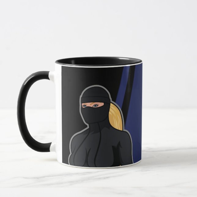 Blonde Woman Mug Mugg (Vänster)