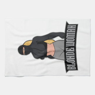 Blonde Woman Tea Towel Kökshandduk