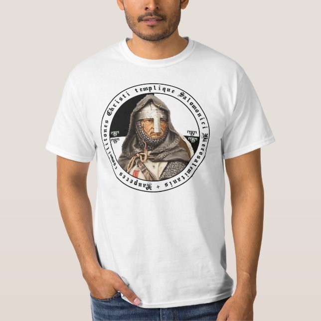 Blonder Templer T-shirt (Framsida)