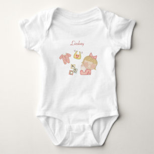Blondhårig Babyflicka - ABC's T Shirt