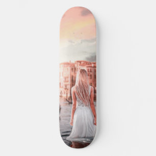Blondie i Romantic Venedig Mini Skateboard Bräda 18,5 Cm