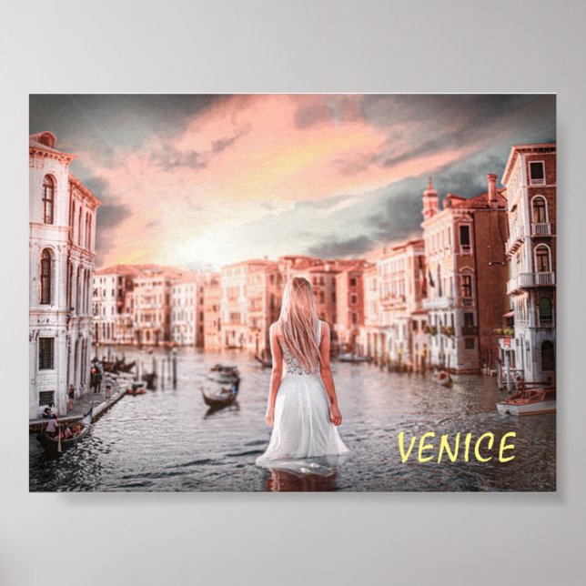 Blondie i Romantic Venedig Poster (Framsidan)