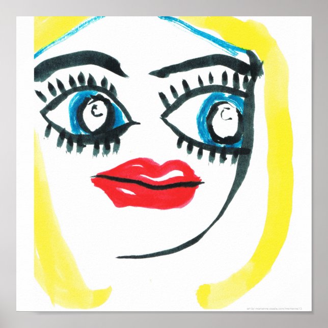 Blondie Print Poster (Framsidan)