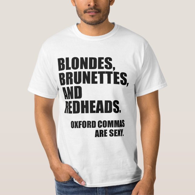 blondinbrunettrödhårig tee shirt (Framsida)