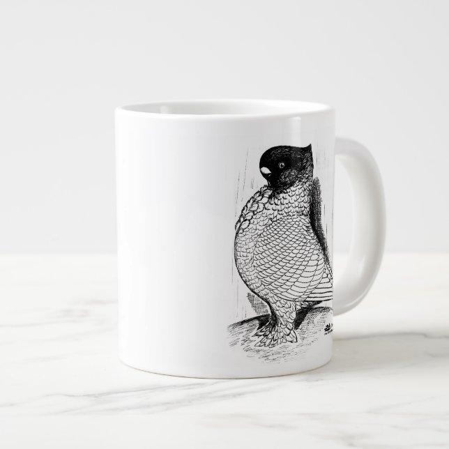 Blondinette Pigeon Laced 1978 Jumbo Mugg (Framsida höger)
