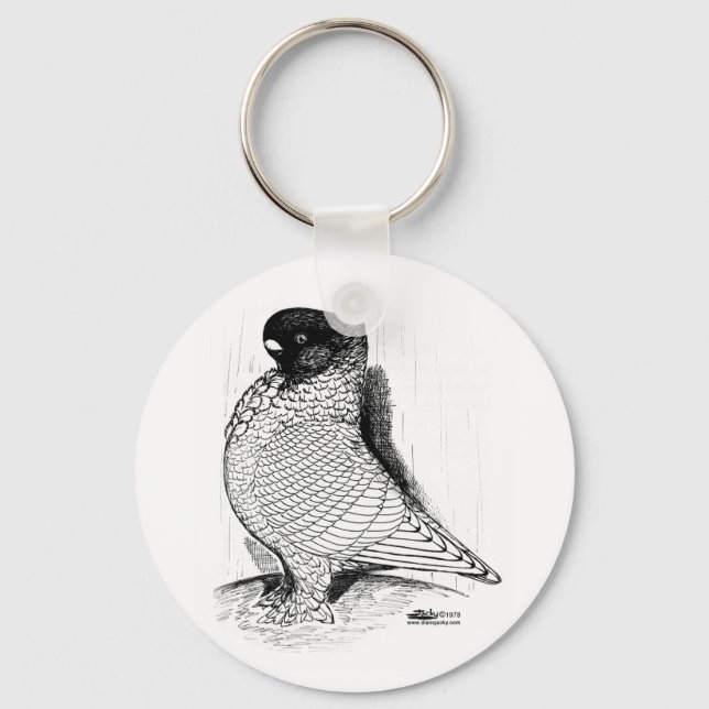 Blondinette Pigeon Laced 1978 Nyckelring (Framsida)
