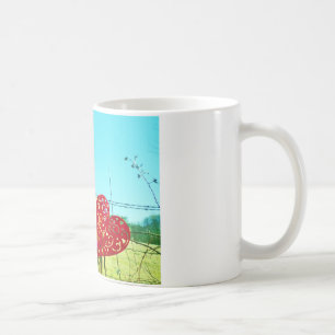 Blonhäst och Rosa- och rödhjärter Kaffemugg