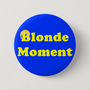 Blont ögonblick knapp