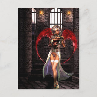 Blood Angel Gothic Girls™ Vampire Fantasy Signed M Vykort