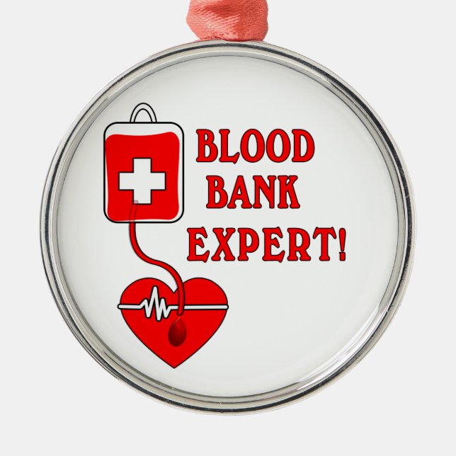 BLOOD BANK EXPERT JULGRANSPRYDNAD METALL (Framsidan)