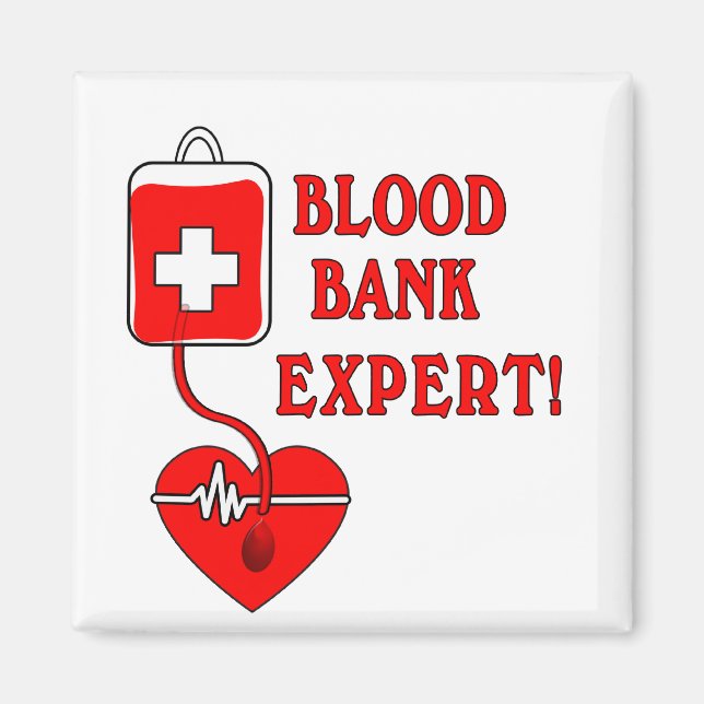 BLOOD BANK EXPERT MAGNET (Framsidan)