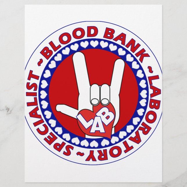 BLOOD BANK SPECIALIST LABORATORY TECH KÄRLEK (Framsida)