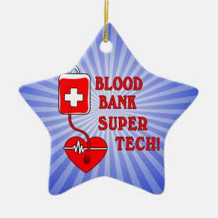 BLOOD BANK TOPPEN TECH JULGRANSPRYDNAD KERAMIK