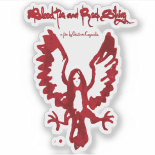 Blood Bird Girl från Blood Tea och Red String Klistermärken