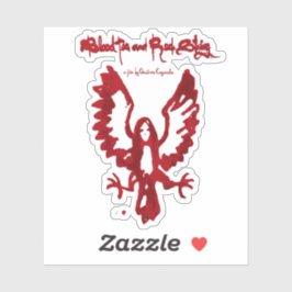 Blood Bird Girl från Blood Tea och Red String Klistermärken