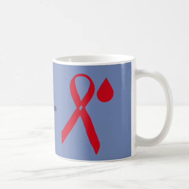 Blood cancer awareness kaffemugg (Höger)