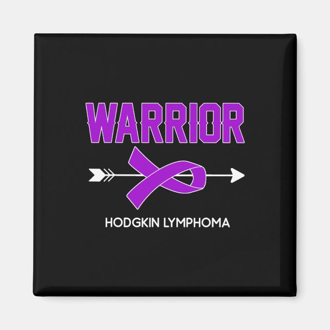 Blood Cancer Awareness Outfit Hodgkin Lymphoma Kri Magnet (Framsidan)