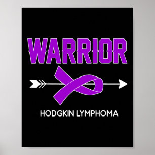Blood Cancer Awareness Outfit Hodgkin Lymphoma Kri Poster