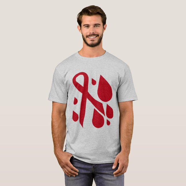 Blood cancer awareness t-shirt (Hel framsida)