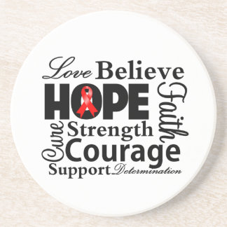 Blood Cancer Collage of Hope Underlägg Sandsten