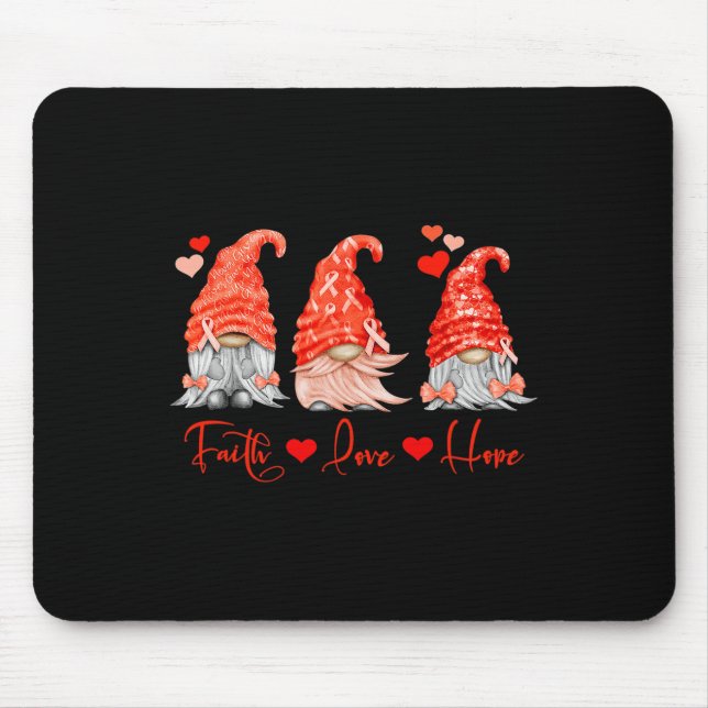 Blood Cancer Faith Hope Kärlek Red Gnomes Heart Wa Musmatta (Framsidan)
