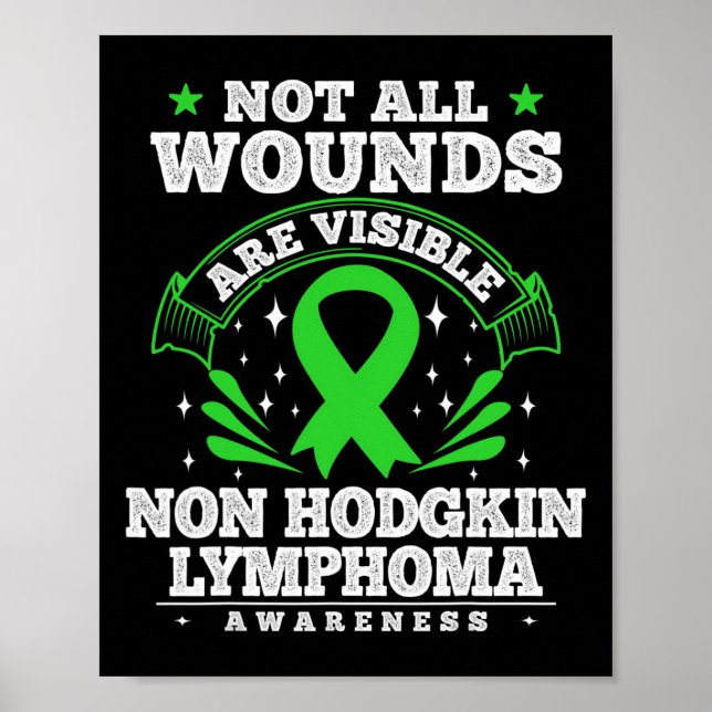 Blood Cancer Gift non Hodgkin Lymphoma Awareness R Poster (Framsidan)
