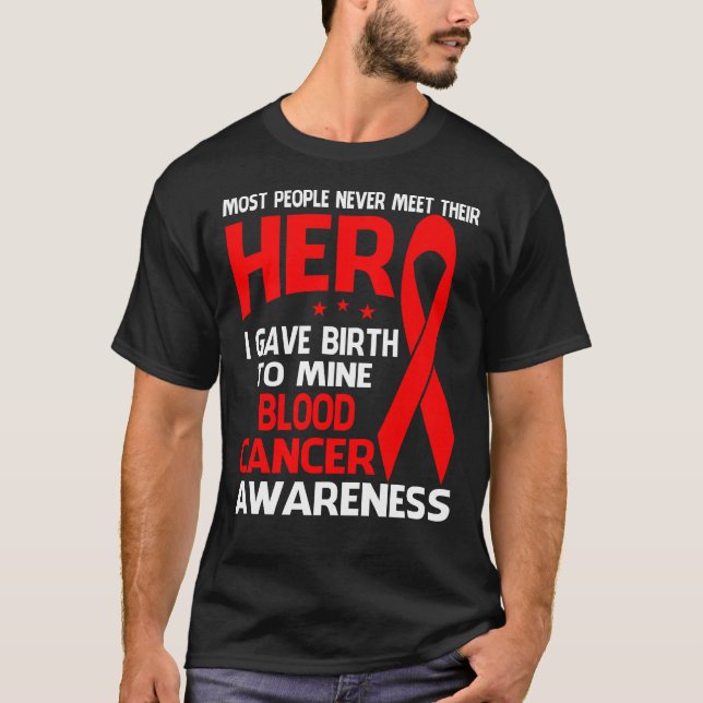BLOOD Cancer Shirt, somliga möter aldrig sitt öre T Shirt (Framsida)