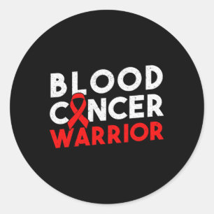 Blood Cancer Warrior Runt Klistermärke