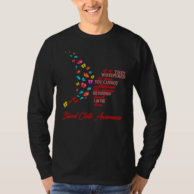 Blood Clot Warrior Im Bra T Shirt (Framsida)