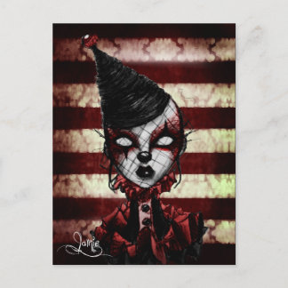 Blood Clown Vykort