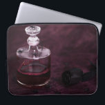 Blood Decanter Laptop Sleeve<br><div class="desc">Hämta redo till Halloween. En bord som är för magi, alkaliska ritualer eller kanske en vampyrmiddag. En kolv av färskt frostigt blod sitter på en blodröd matduk. Många ominiösa svarta spindlar kryper runt bord och den blodfyllda dekantern. En enda svart ro ligger i närheten, vilket betyder dyster och dyster. Spooky!...</div>