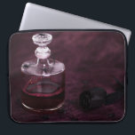 Blood Decanter Laptop Sleeve<br><div class="desc">Hämta redo till Halloween. En bord som är för magi, alkaliska ritualer eller kanske en vampyrmiddag. En kolv av färskt frostigt blod sitter på en blodröd matduk. Många ominiösa svarta spindlar kryper runt bord och den blodfyllda dekantern. En enda svart ro ligger i närheten, vilket betyder dyster och dyster. Spooky!...</div>