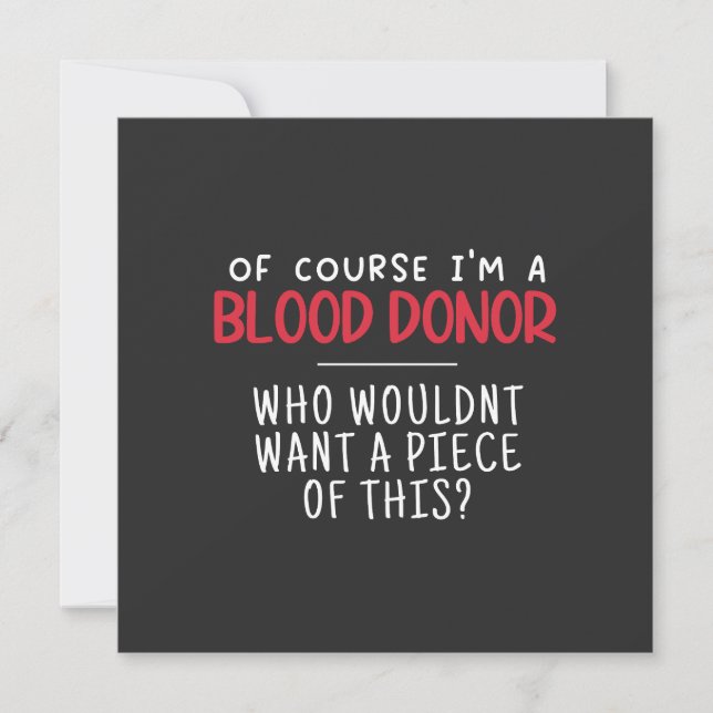 Blood Donor Kort (Framsida)