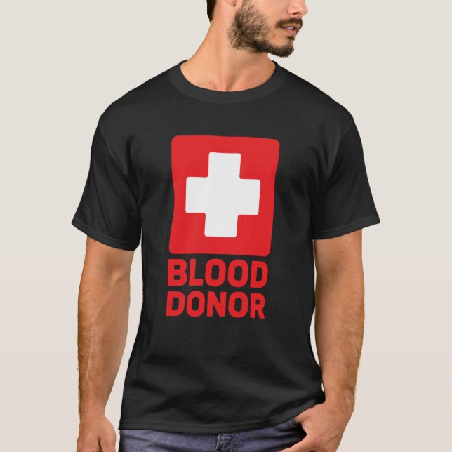 Blood Donor T Shirt (Framsida)
