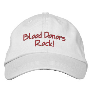 Blood Donors Sten! Broderad Keps