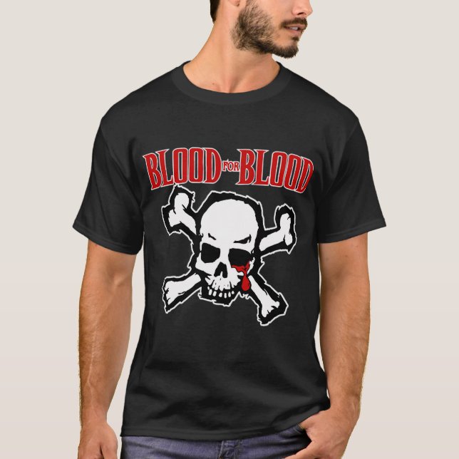 Blood for blood punkband t shirt (Framsida)