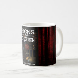 "Blood Forest" Tecken på bedrägeri, kaffe Mugg