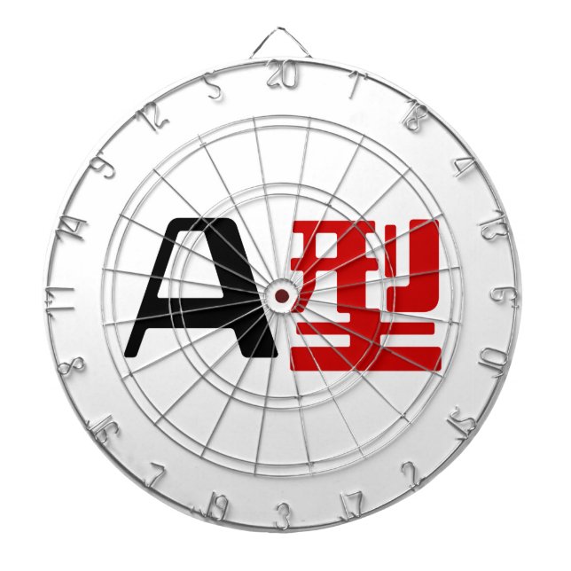 Blood Group A Japanska Kanji Darttavla (Framsidan)