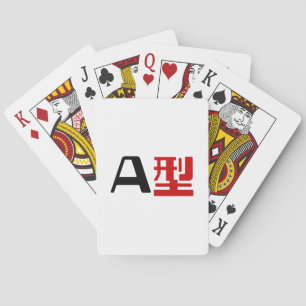 Blood Group A Japanska Kanji Spelkort