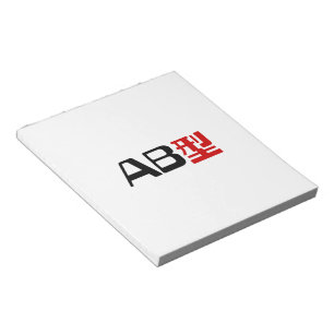 Blood Group AB Japanska Kanji Anteckningsblock