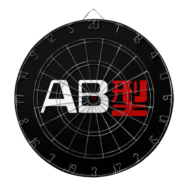Blood Group AB Japanska Kanji Piltavla (Framsidan)