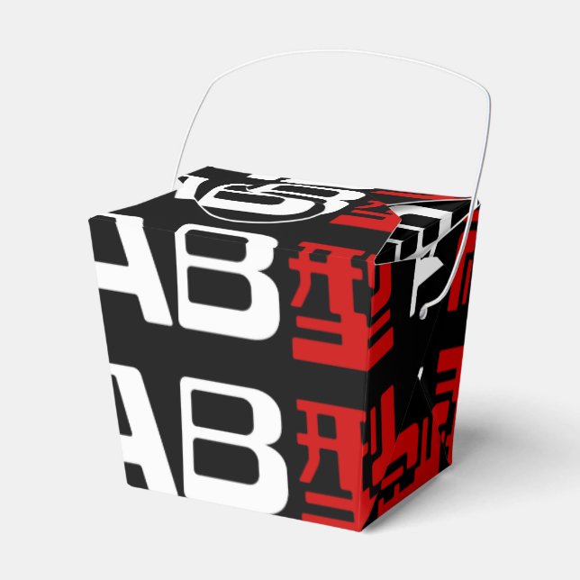 Blood Group AB Japanska Kanji Presentaskar (Framsidan Sidan)