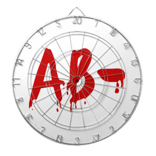 Blood Group AB - Negativ #Horror Hospital Darttavla