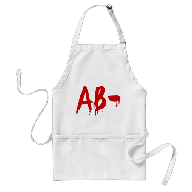 Blood Group AB - Negativ #Horror Hospital Förkläde (Framsidan)