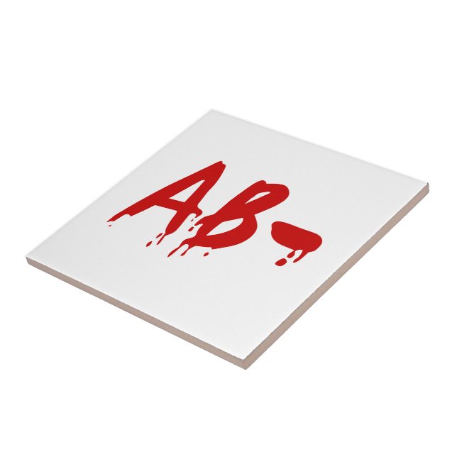 Blood Group AB - Negativ #Horror Hospital Kakelplatta (Sidan)