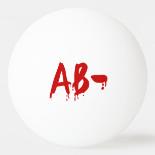 Blood Group AB - Negativ #Horror Hospital Pingisboll