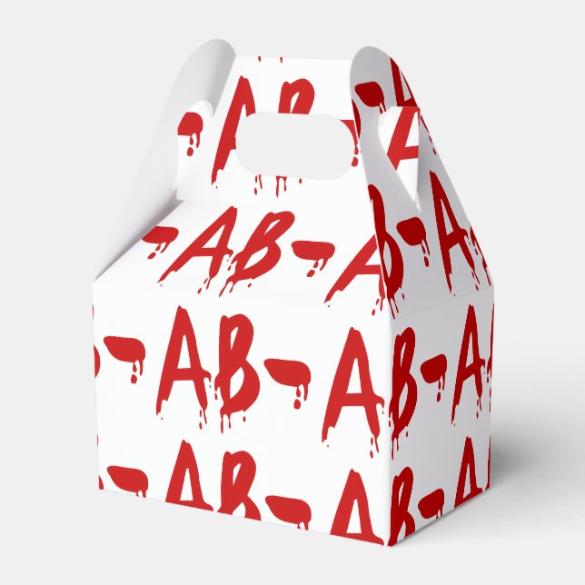 Blood Group AB - Negativ #Horror Hospital Presentaskar (Framsidan Sidan)