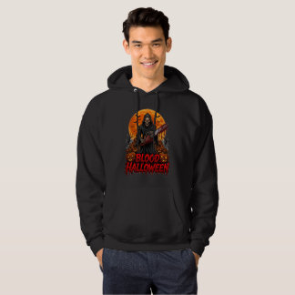 Blood Halloween Grim Reaper Chainsaw Pumpkin Hoodi Hoodie